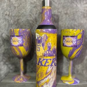 Kobe and Lebron alcohol stem set